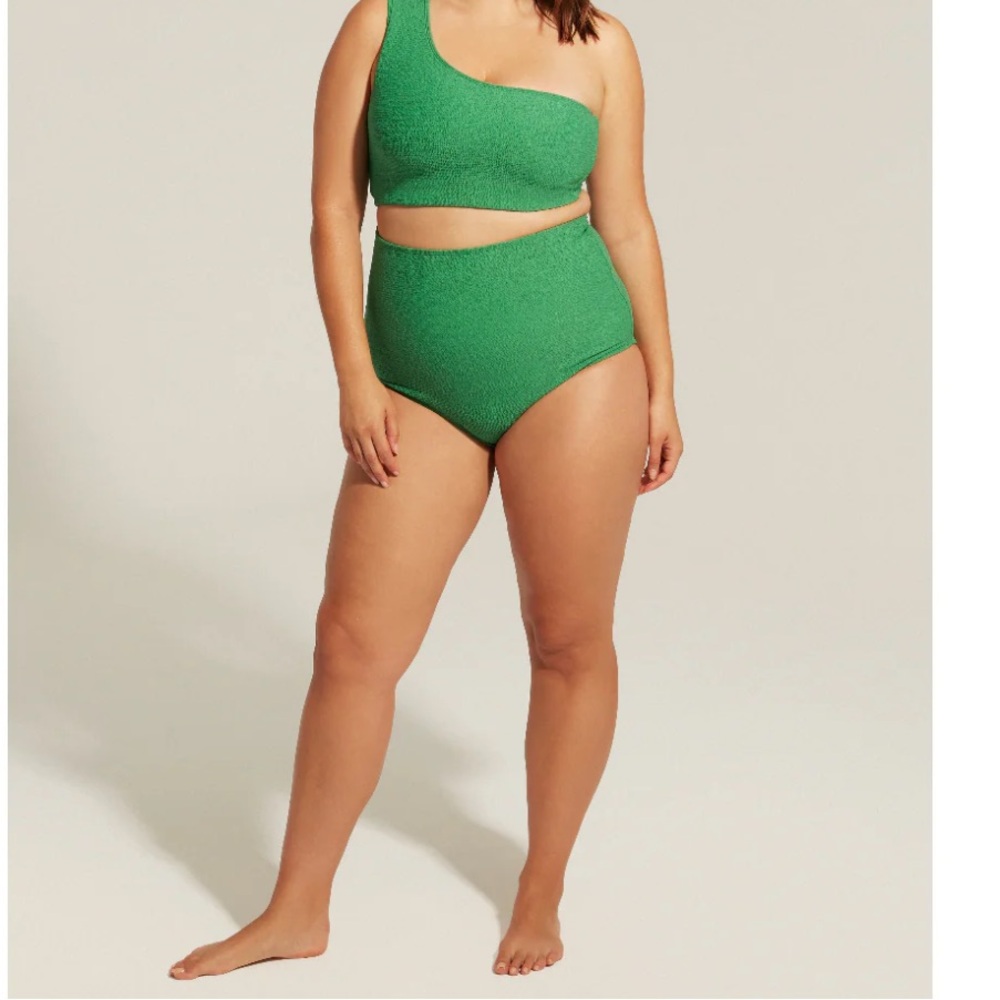 SAINT SOMEBODY Sky High Textured Bikini Bottom
